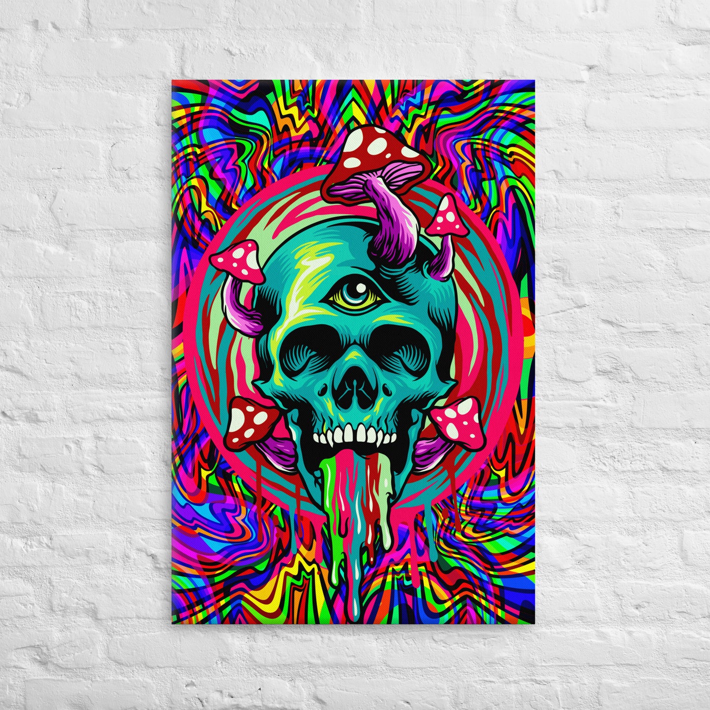 Trippy Skull Mushroom